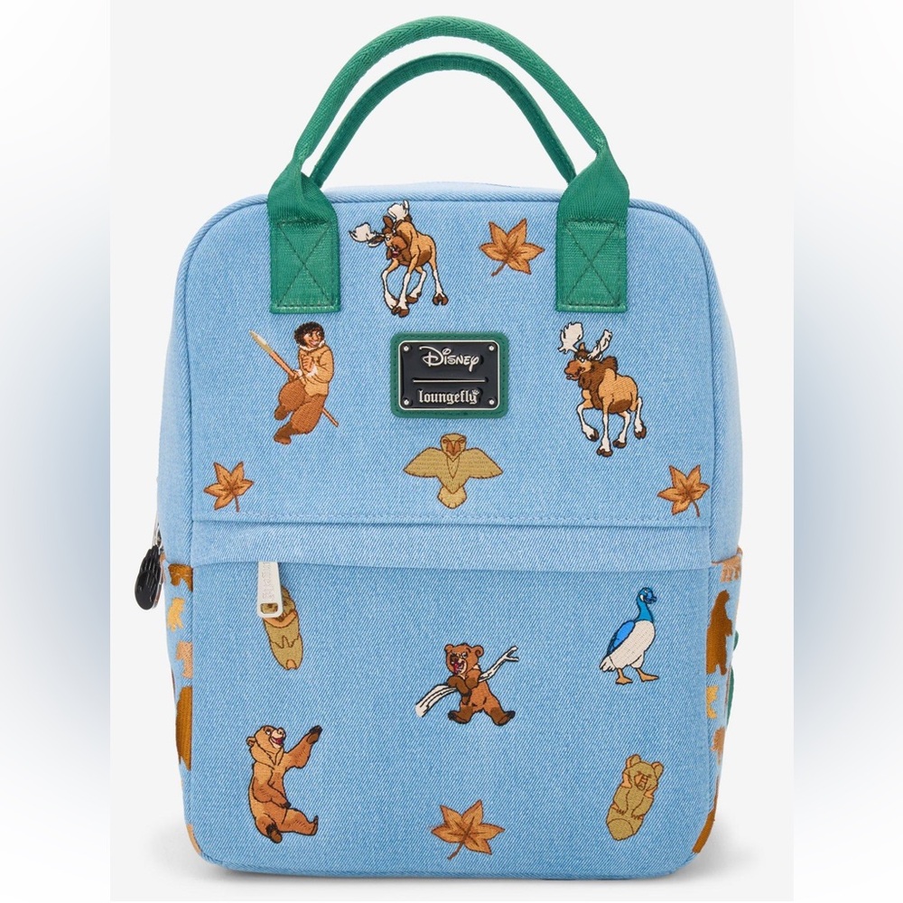 NWT Disney x Loungefly Brother Bear Embroidered Canvas Backpack